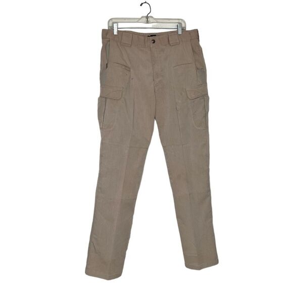5.11 TACTICAL SERIES Pants Beige Ripstop Cargo Pockets Mens Size 36 x 36 - Picture 3 of 11